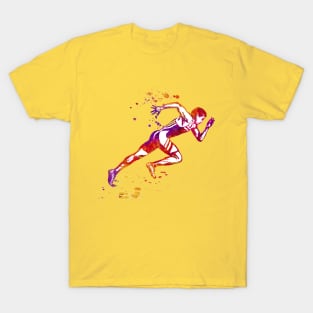 Track Runner Sprinter Sprinting - 04 T-Shirt